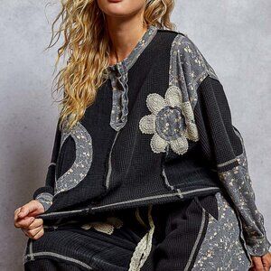 The Bethany Thermal patch top by POL